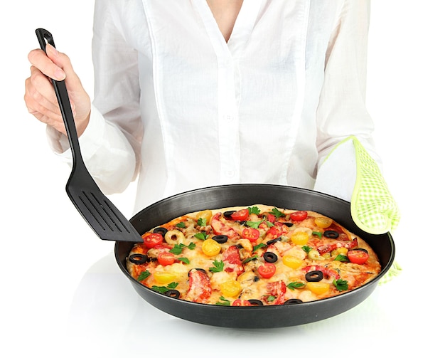 Bucătar pregătind mâncare